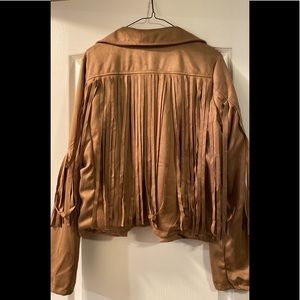 Suede fringe jacket. Ordered and too small never worn.